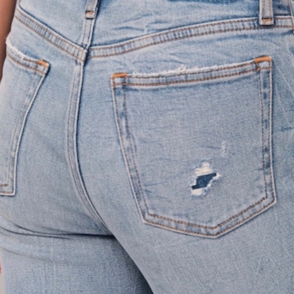 Abercrombie & Fitch High Rise Women Jeans - Light Blue - Picture 4 of 8